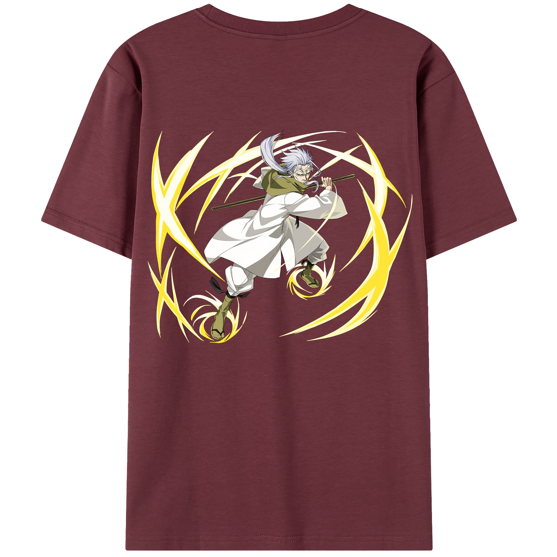 （画像用） 転スラ Regarding Reincarnated to Slime 綿100％半袖Tシャツ（背面プリント）